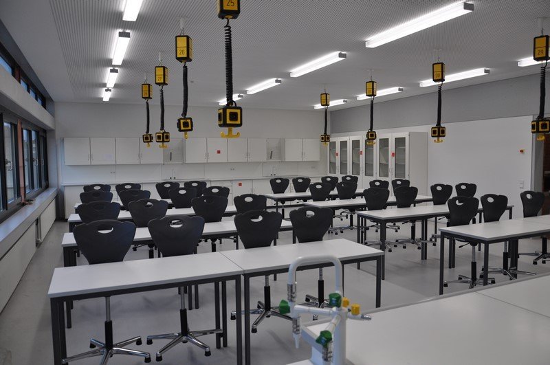 Hängeschrank, Glasschrank, Vierbein, Tisch, motorische, Hängeampel